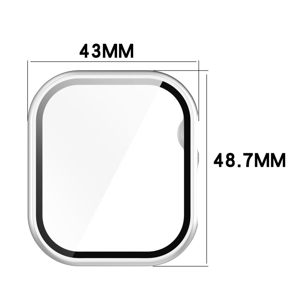 Full Cover Case Apple Watch Series 10 46mm Gjennomsiktig