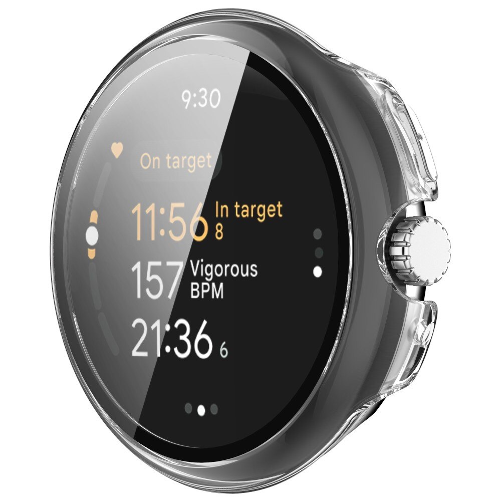 Full Cover Case Google Pixel Watch 3 45mm Gjennomsiktig