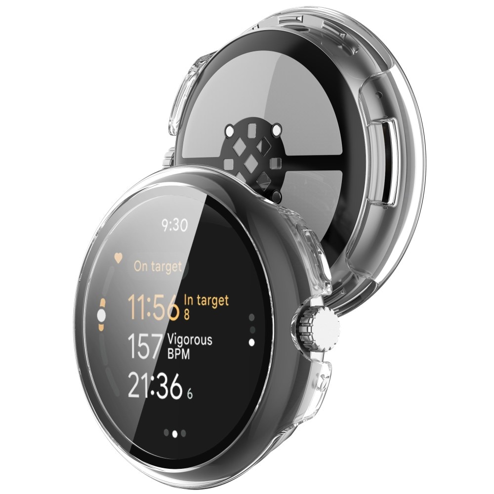 Full Cover Case Google Pixel Watch 3 45mm Gjennomsiktig