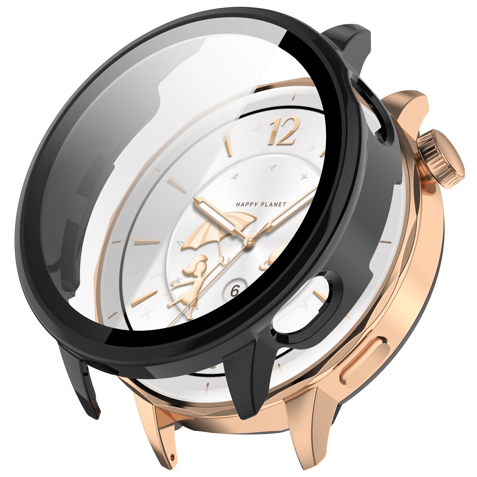 Full Cover Case  OnePlus Watch 3 43mm Svart