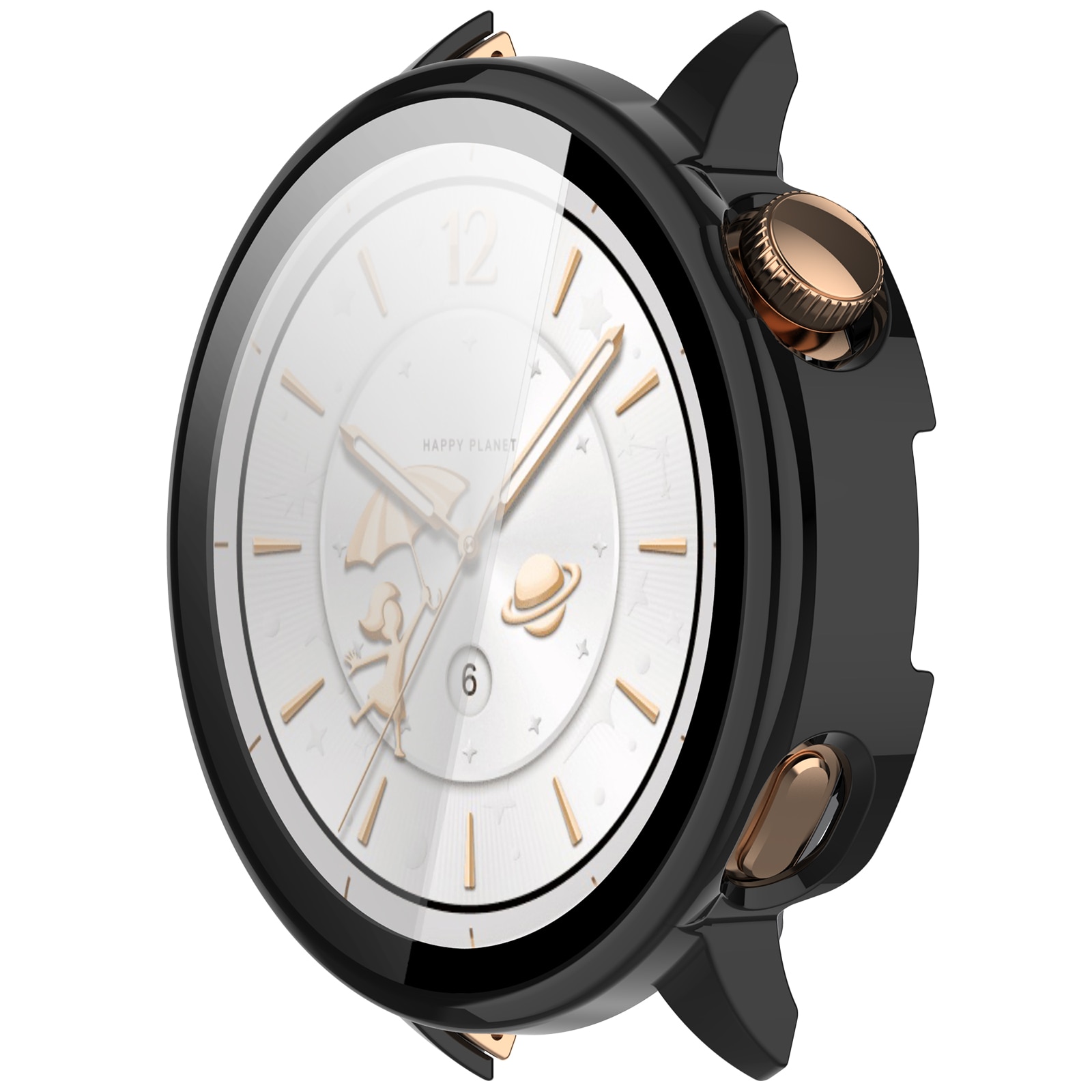 Full Cover Case  OnePlus Watch 3 43mm Svart