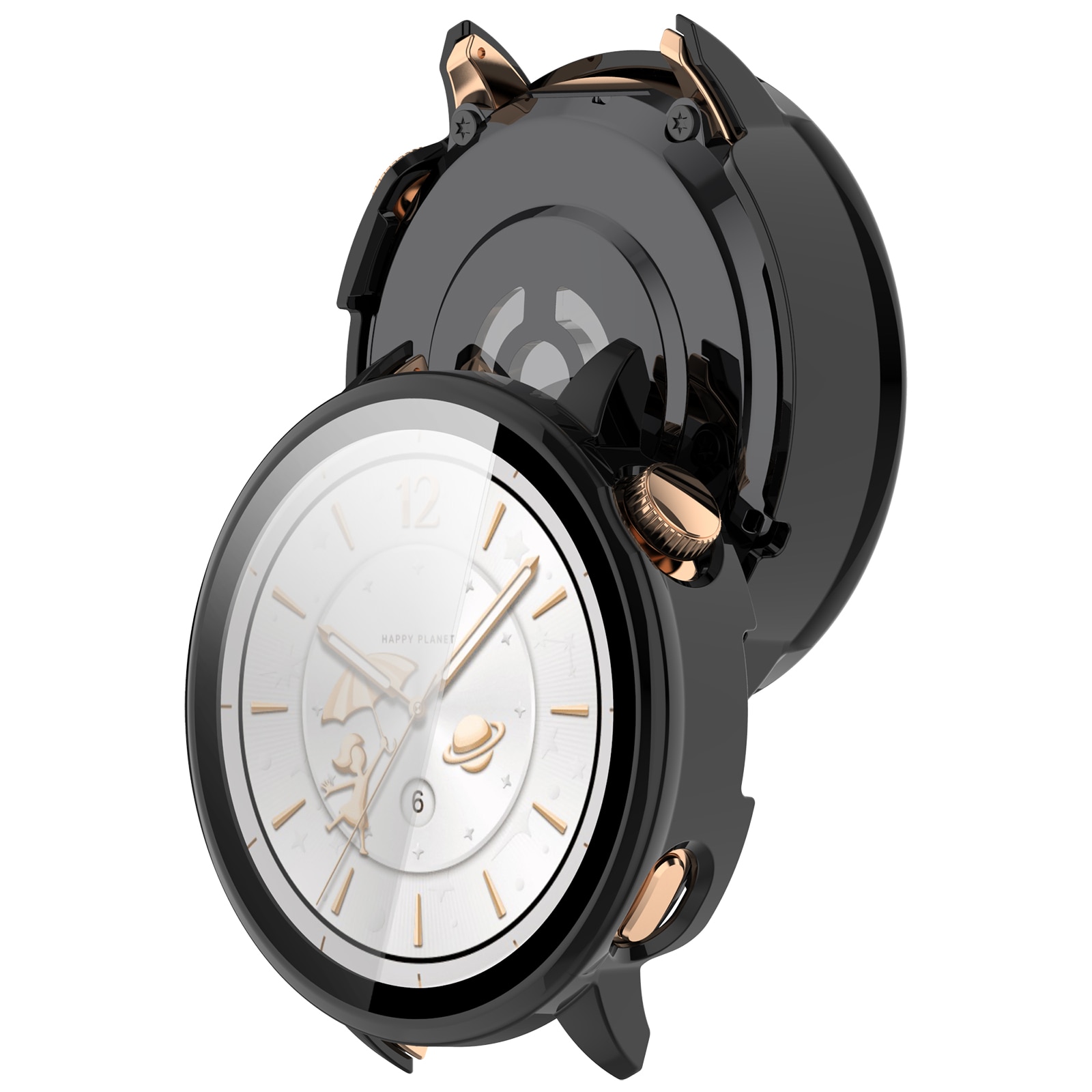 Full Cover Case  OnePlus Watch 3 43mm Svart