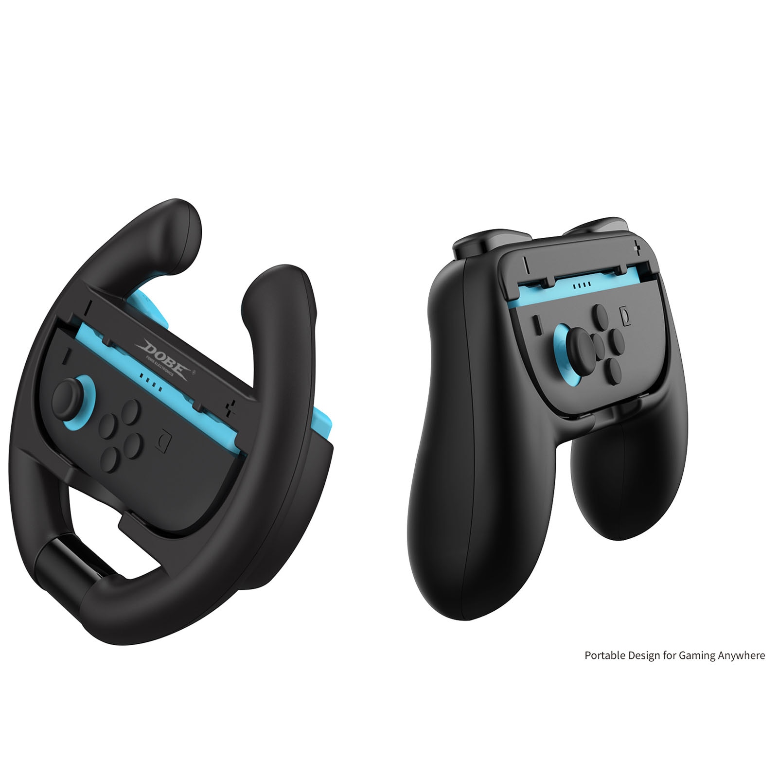 Ratt og Håndkontroller til Joy-Con Nintendo Switch 2 Svart