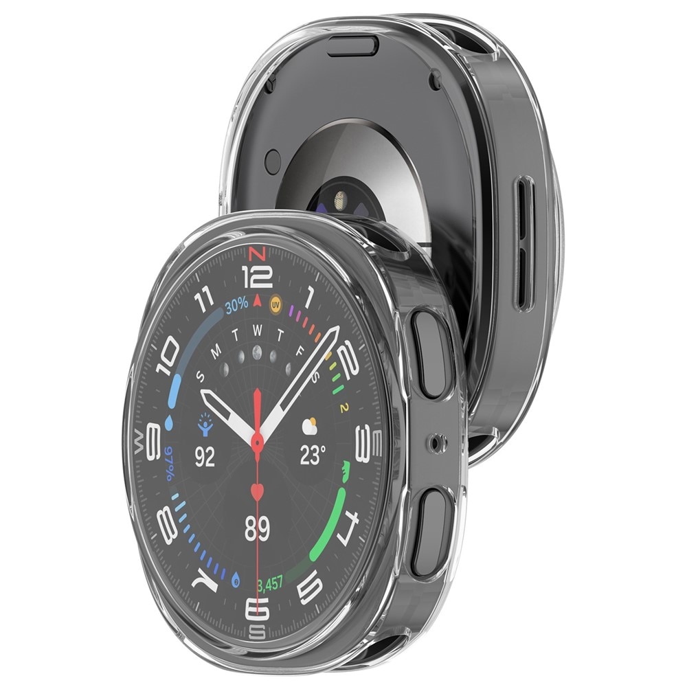 Full Protection Case Samsung Galaxy Watch 8 44mm Gjennomsiktig