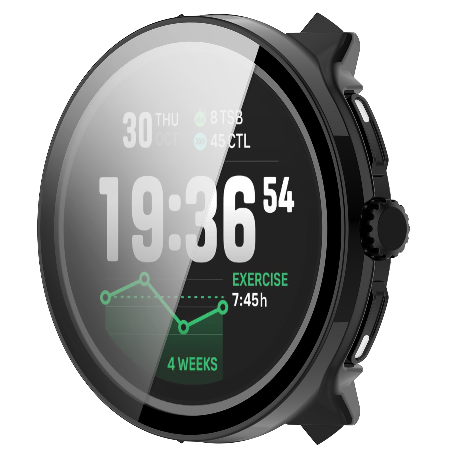 Full Cover Case Suunto Race 2 Svart