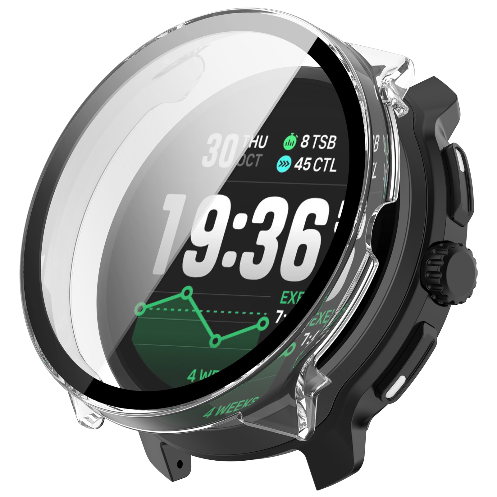 Full Cover Case Suunto Race 2 Gjennomsiktig