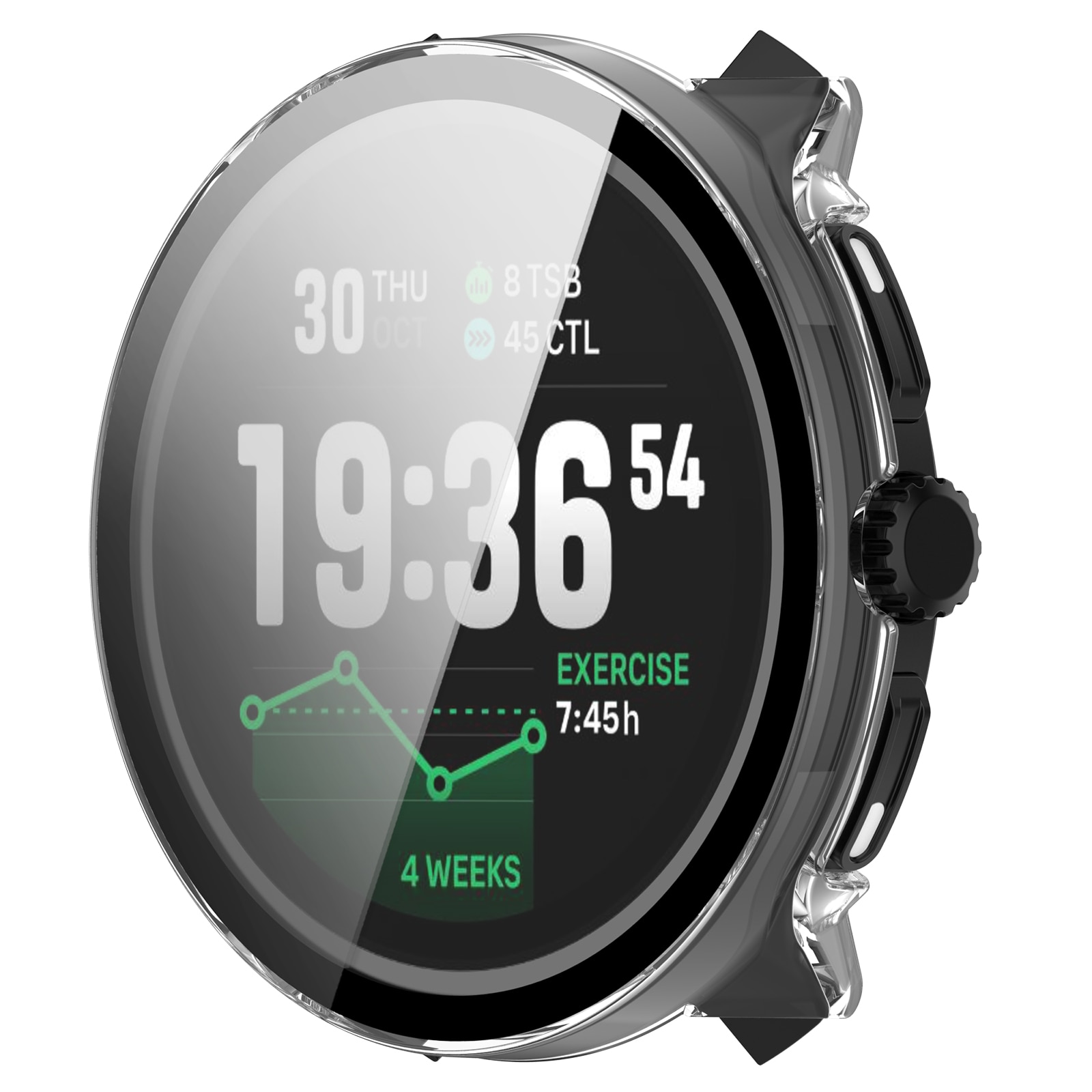 Full Cover Case Suunto Race 2 Gjennomsiktig