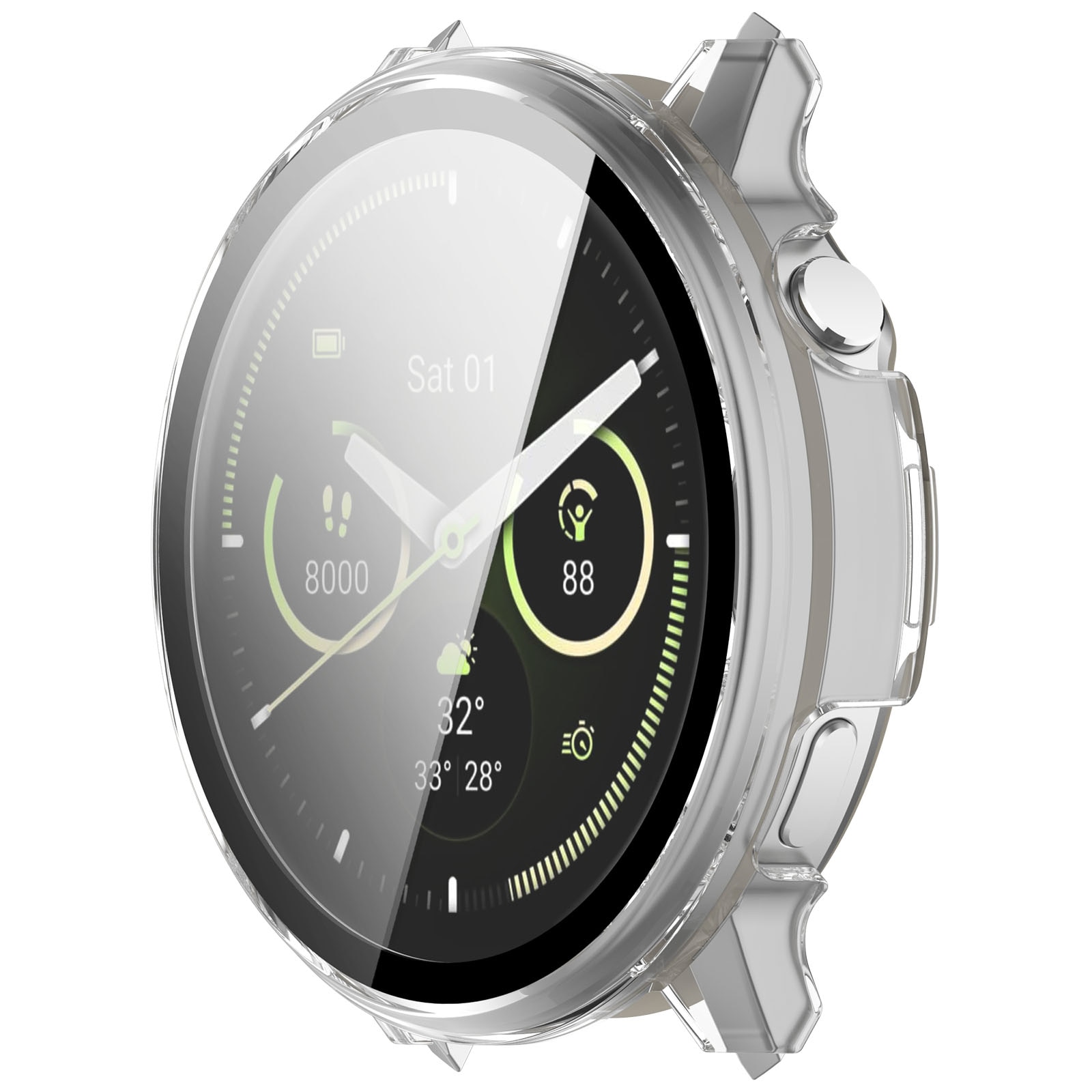 Full Cover Case Garmin Venu 4 45mm Gjennomsiktig
