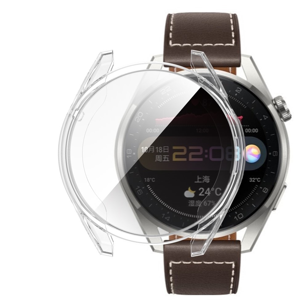 Heldekkende Deksel Huawei Watch 3 Pro gjennomsiktig