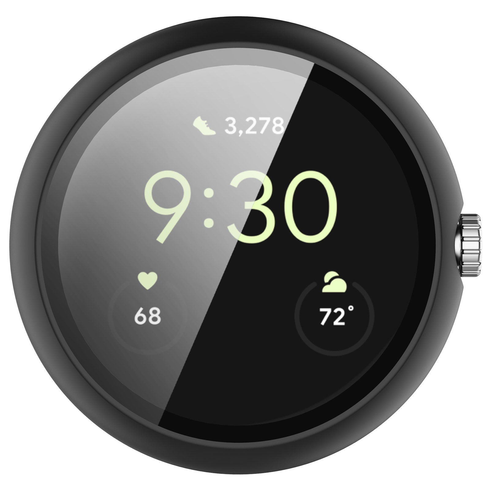 Full Cover Case Google Pixel Watch 4 41mm Svart