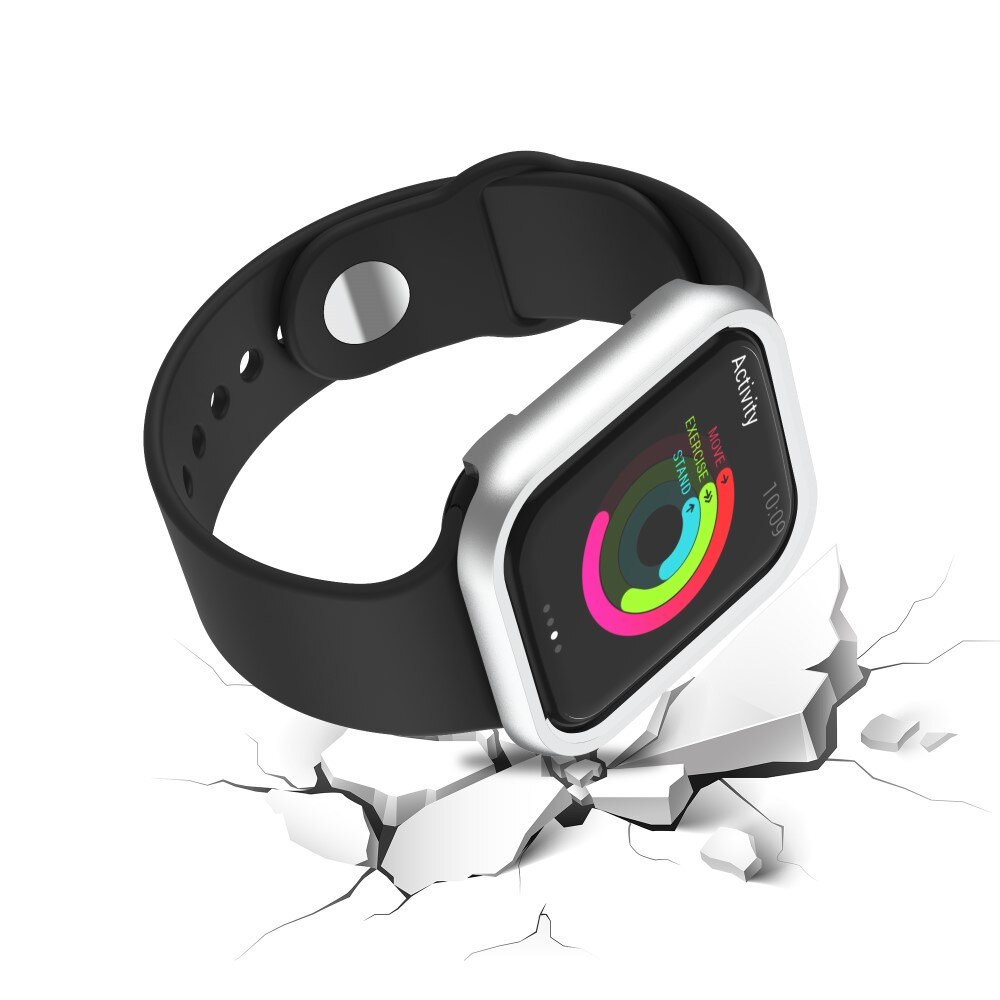 Deksel aluminium Apple Watch 45mm Series 9 sølv