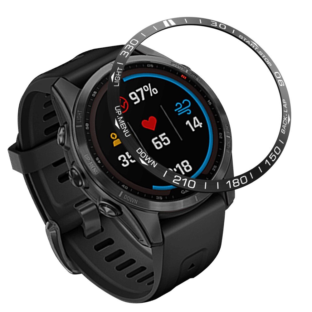 Ramme Garmin Fenix ​​7S Pro svart