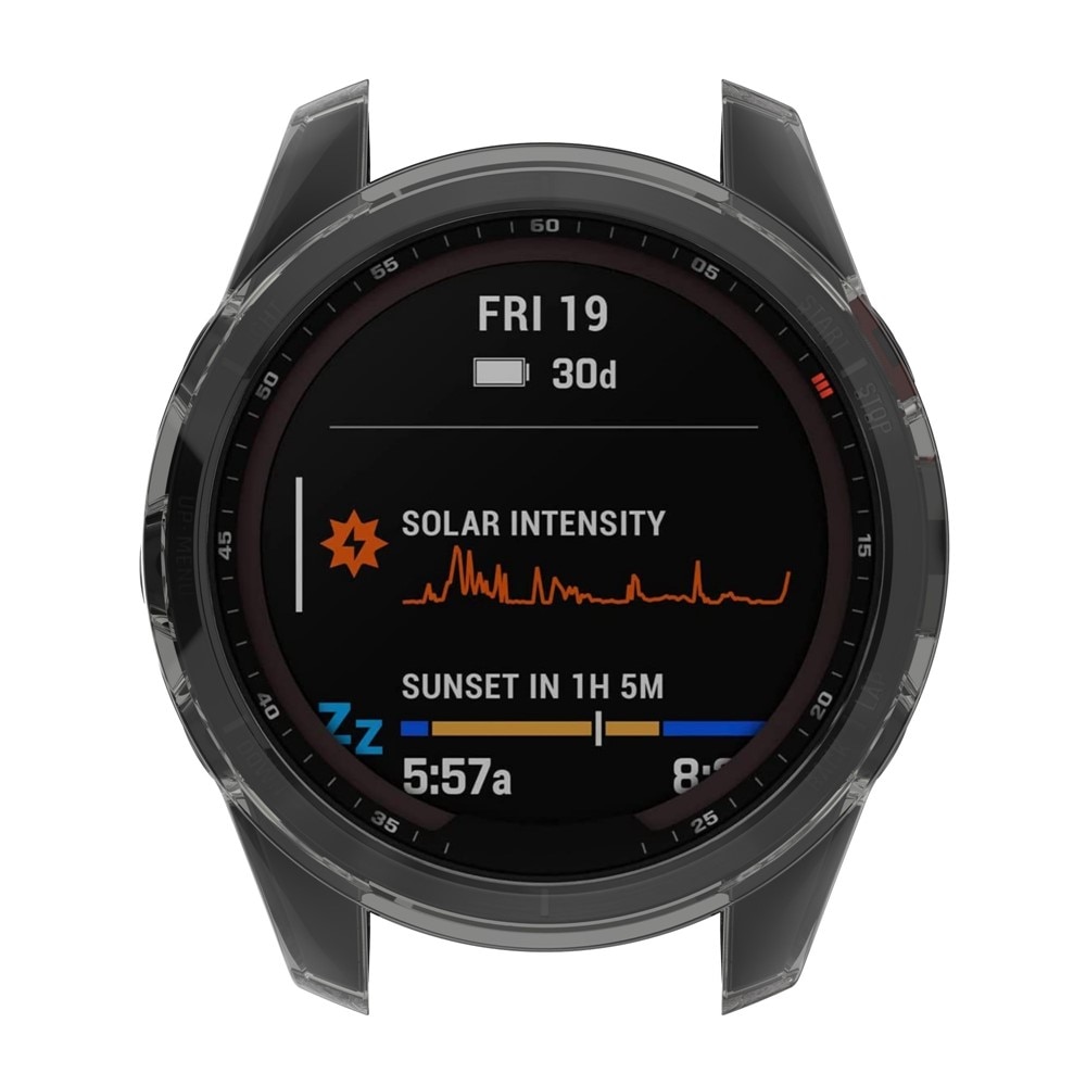 Deksel Garmin Fenix 7S Pro svart