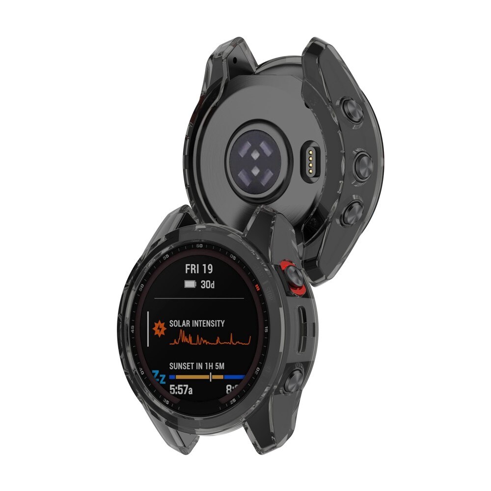 Deksel Garmin Fenix 7S Pro svart