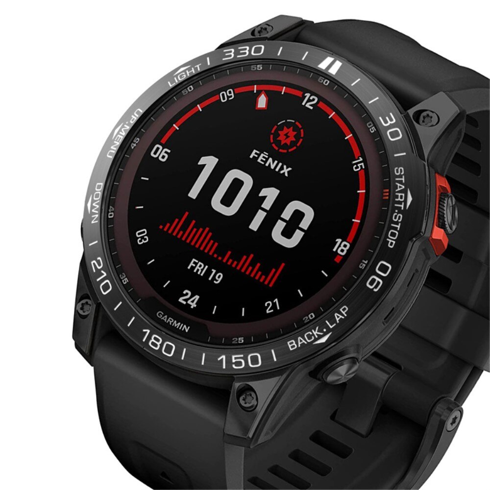 Ramme Garmin Fenix 7X svart