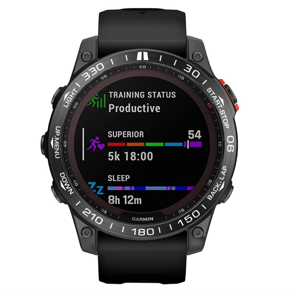 Ramme Garmin Fenix 7X Pro svart