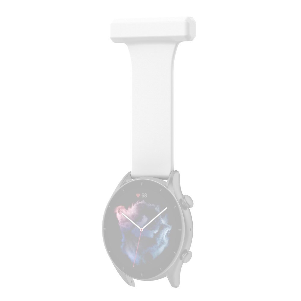 Samsung Galaxy Watch 46mm/45 mm søsterur reim hvit