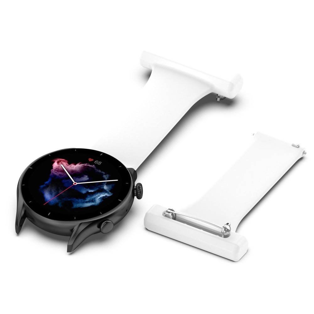 Samsung Galaxy Watch 46mm/45 mm søsterur reim hvit