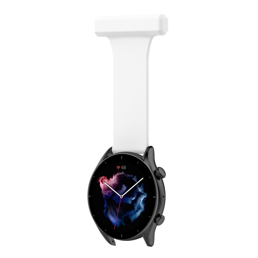 Samsung Galaxy Watch 46mm/45 mm søsterur reim hvit