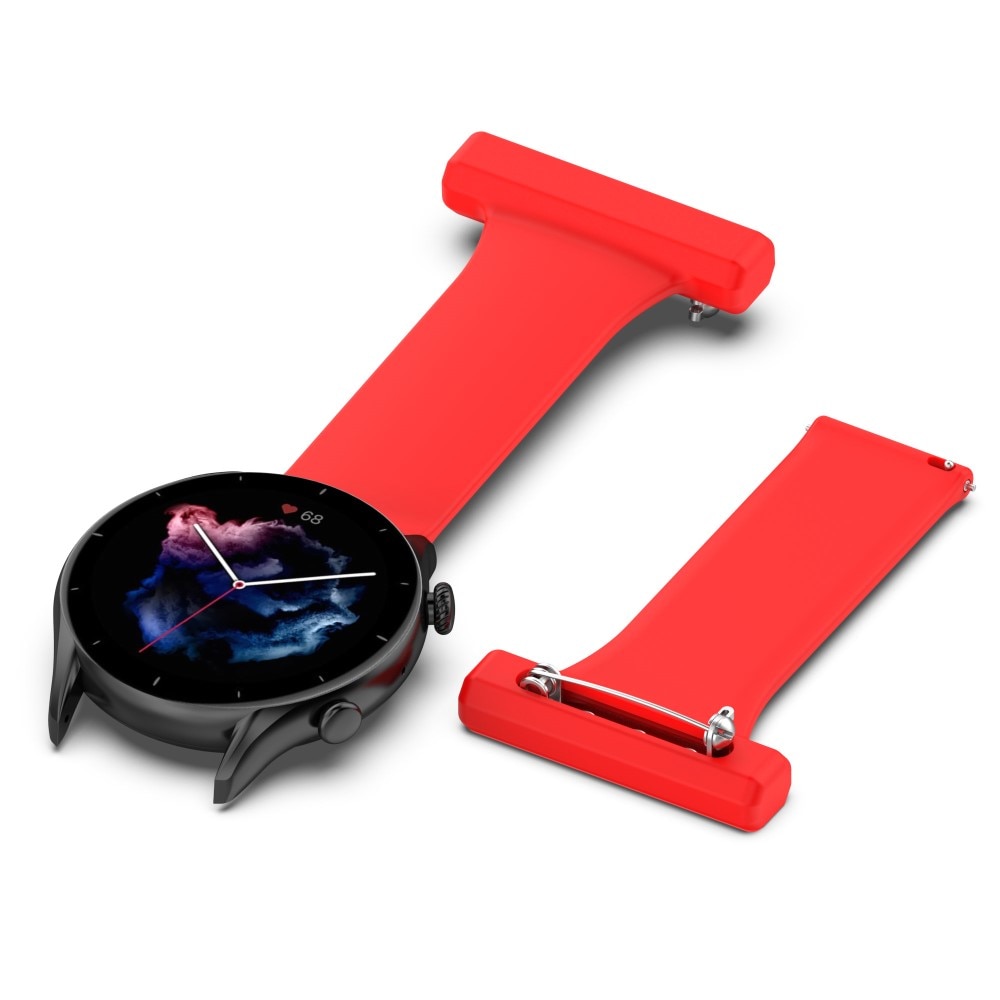Samsung Galaxy Watch 46mm/45 mm søsterur reim rød
