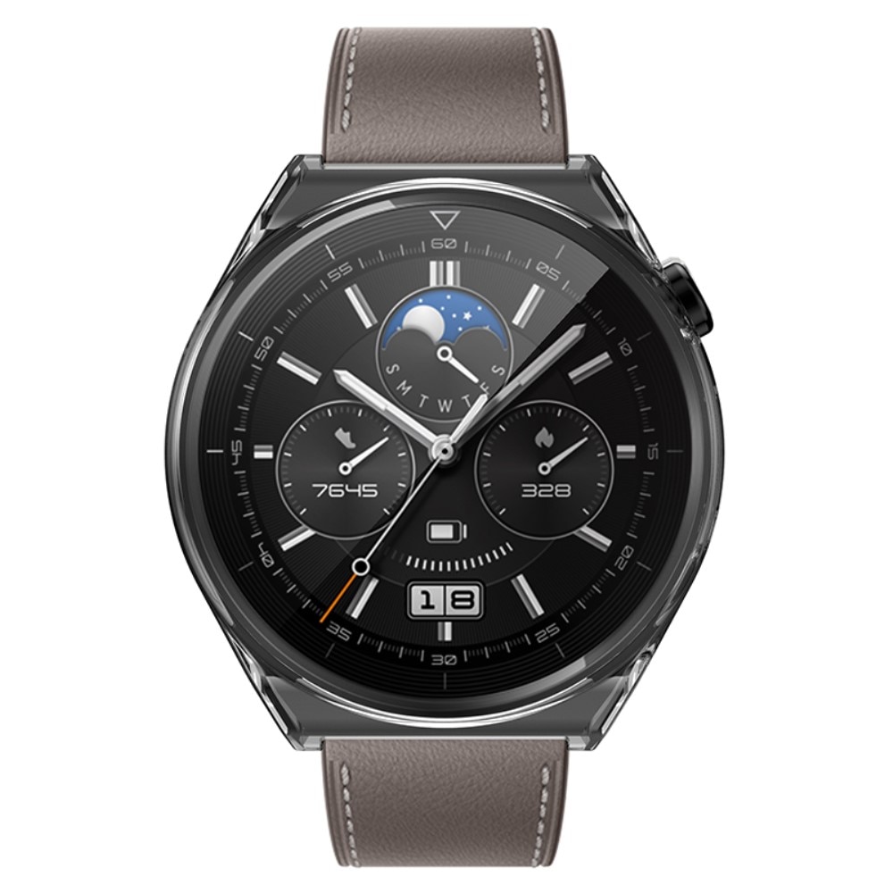 Heldekkende Deksel Huawei Watch GT 3 Pro 46mm gjennomsiktig