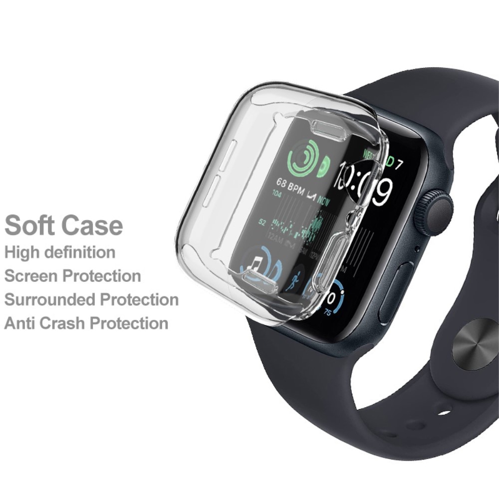 TPU Deksel Apple Watch SE 44mm Crystal Clear