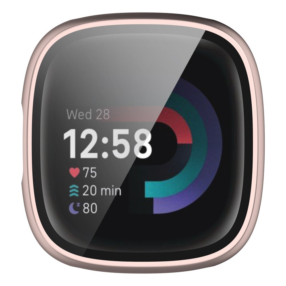 Full Cover Case Fitbit Versa 4 rosegull