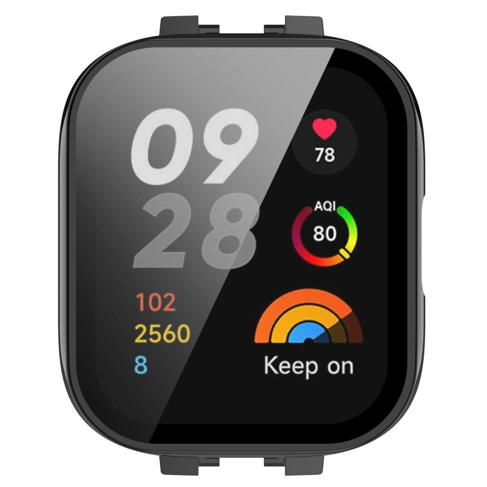 Full Cover Case Xiaomi Redmi Watch 3 Svart