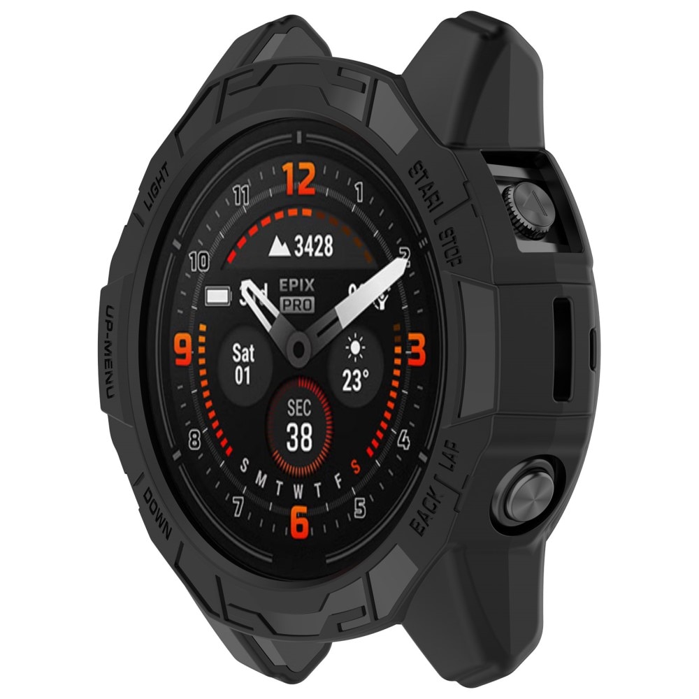 TPU Deksel Garmin Epix Pro 42mm Gen 2 svart