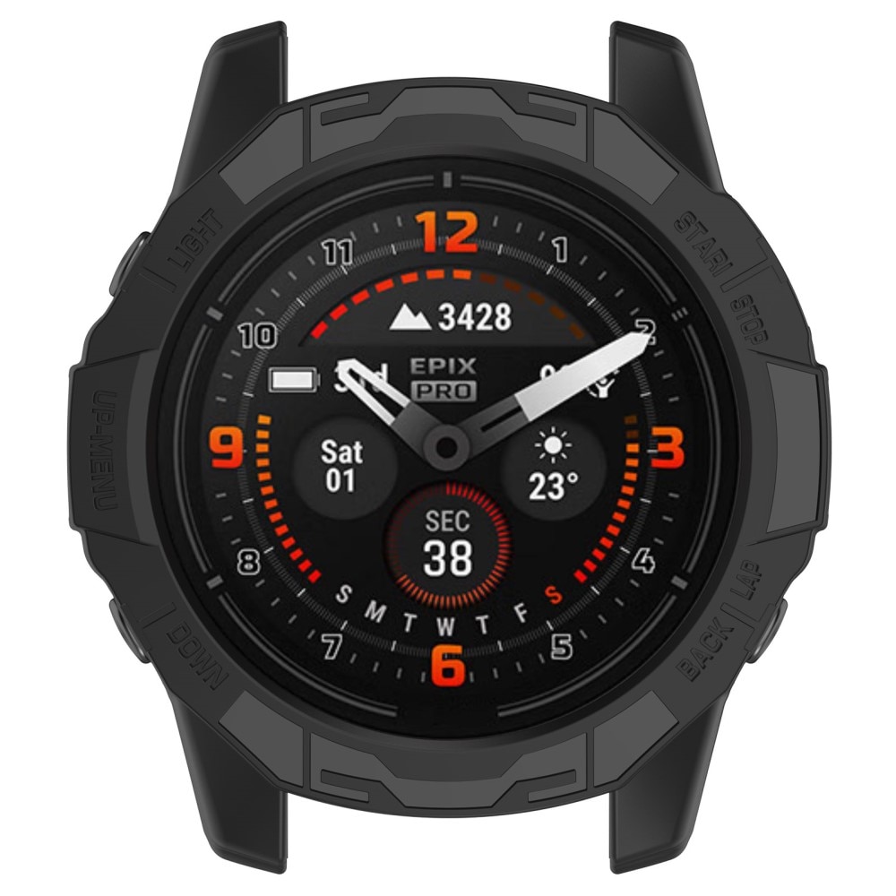 TPU Deksel Garmin Epix Pro 42mm Gen 2 svart