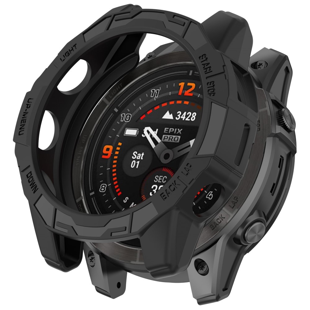 TPU Deksel Garmin Epix Pro 47mm Gen 2 svart