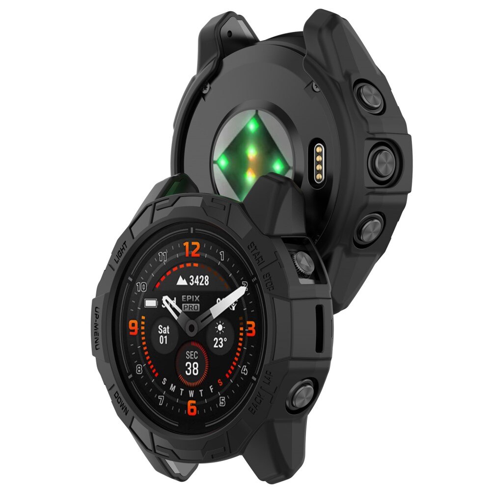 TPU Deksel Garmin Epix Pro 47mm Gen 2 svart