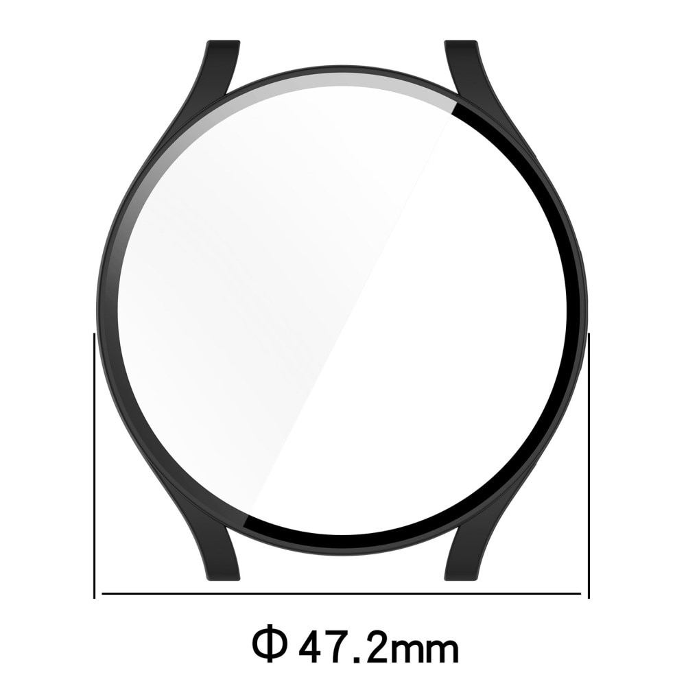 Full Cover Case Samsung Galaxy Watch 6 44mm Gjennomsiktig