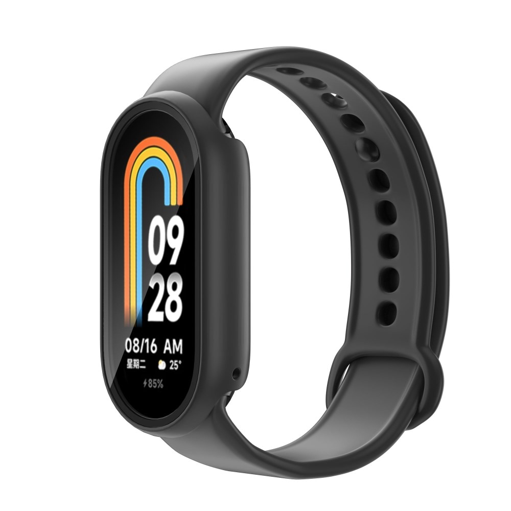 Full Cover Deksel Xiaomi Smart Band 8 svart