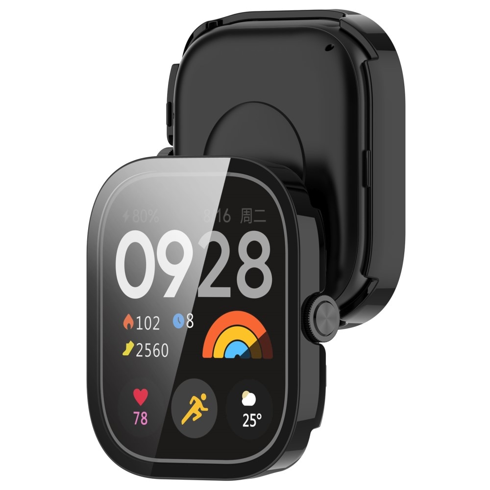 Full Cover Case Xiaomi Redmi Watch 4 svart