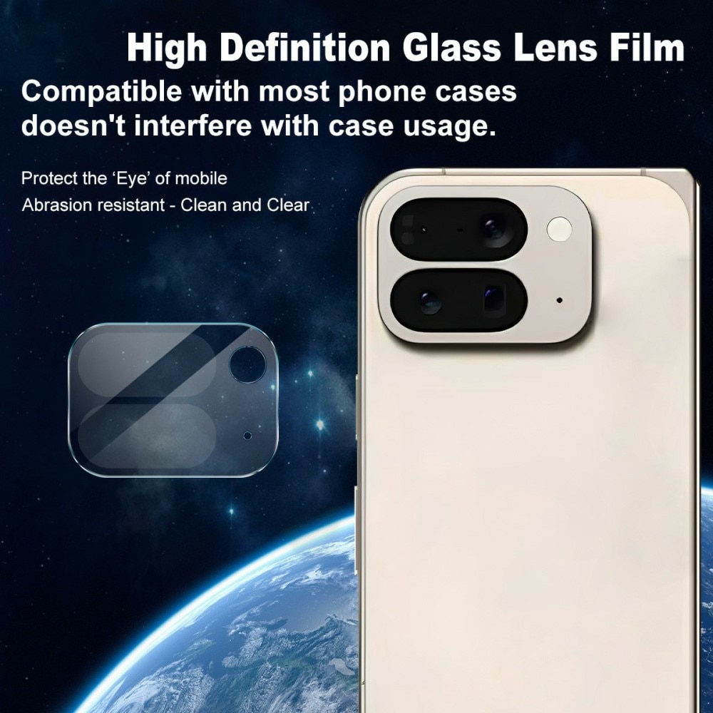 Herdet Glass Linsebeskyttelse Google Pixel 10 Pro Fold Gjennomsiktig