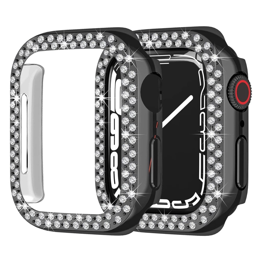 Apple Watch SE 40mm Rhinestone deksel svart