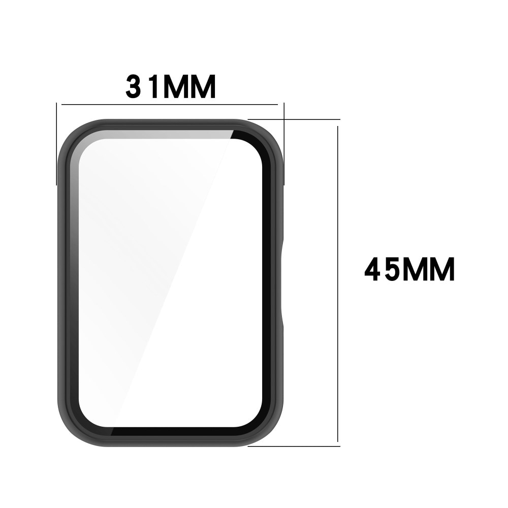 Full Cover Case Samsung Galaxy Fit 3 svart