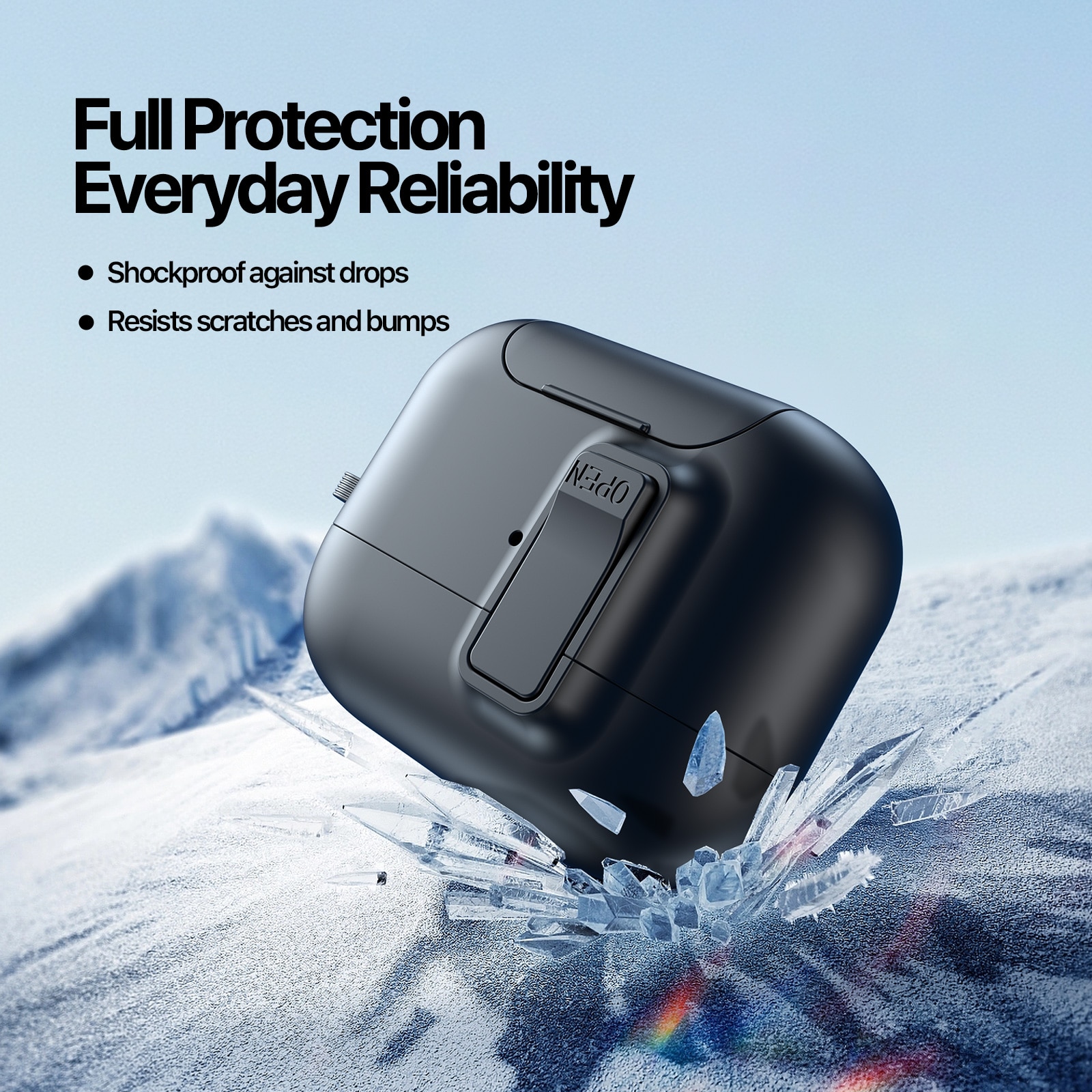 PECQ Series Deksel Apple AirPods Pro 3 Svart