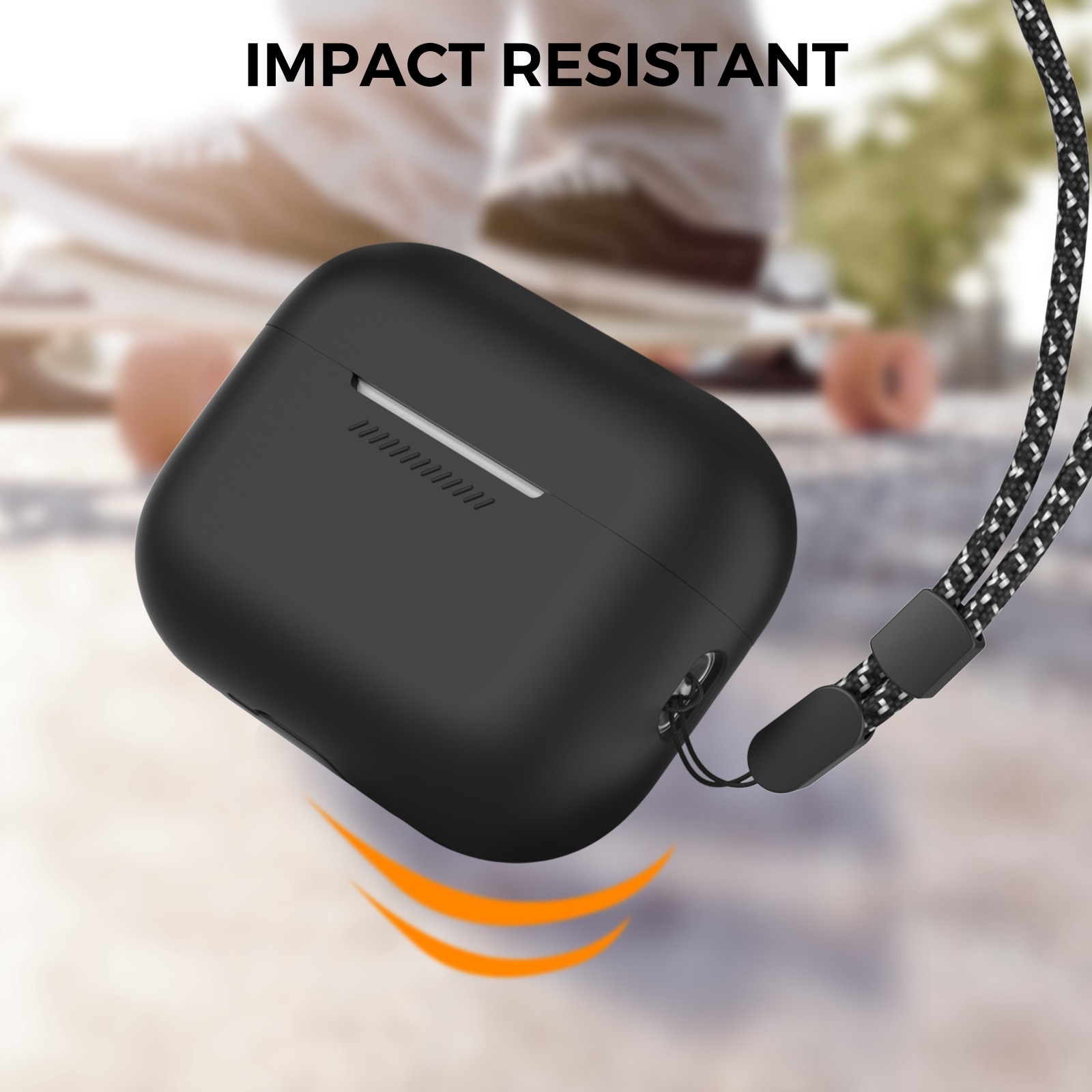 Active Silicone Case Apple AirPods Pro 3 svart