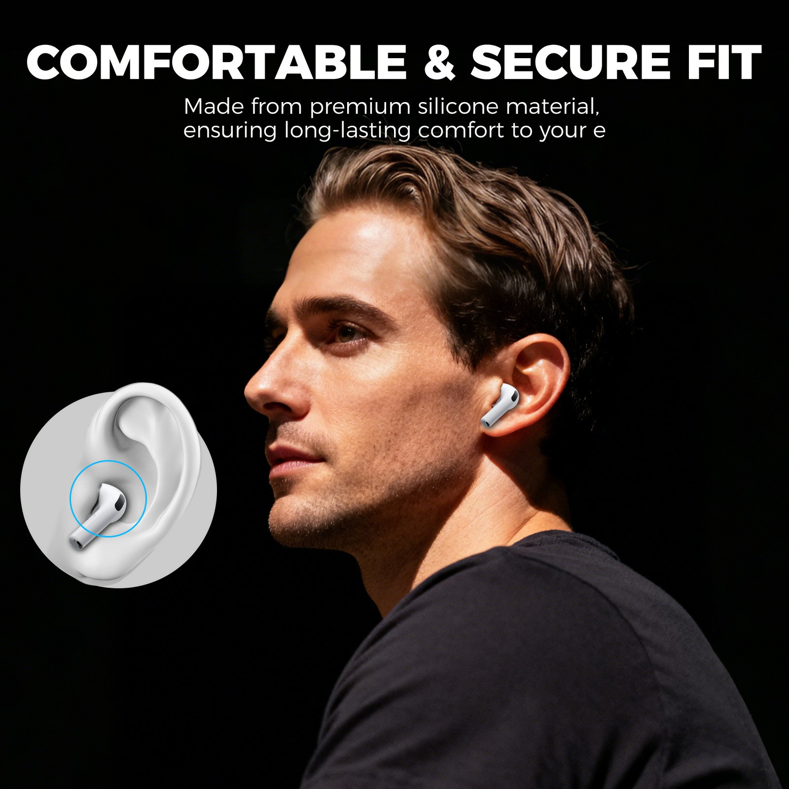 Ear Tips Apple AirPods Pro 3 Hvit (Small)