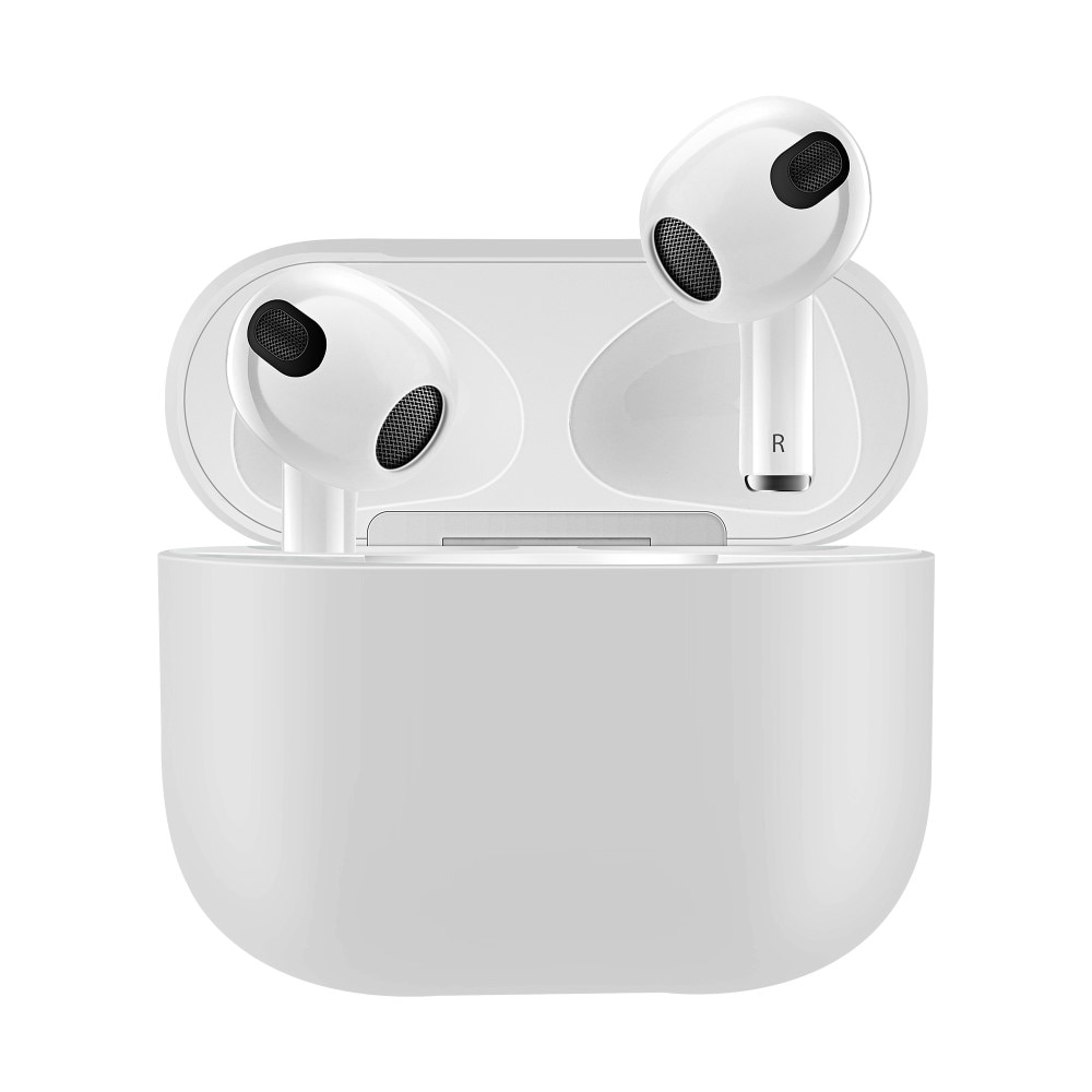 Silikondeksel Apple AirPods 3 hvit