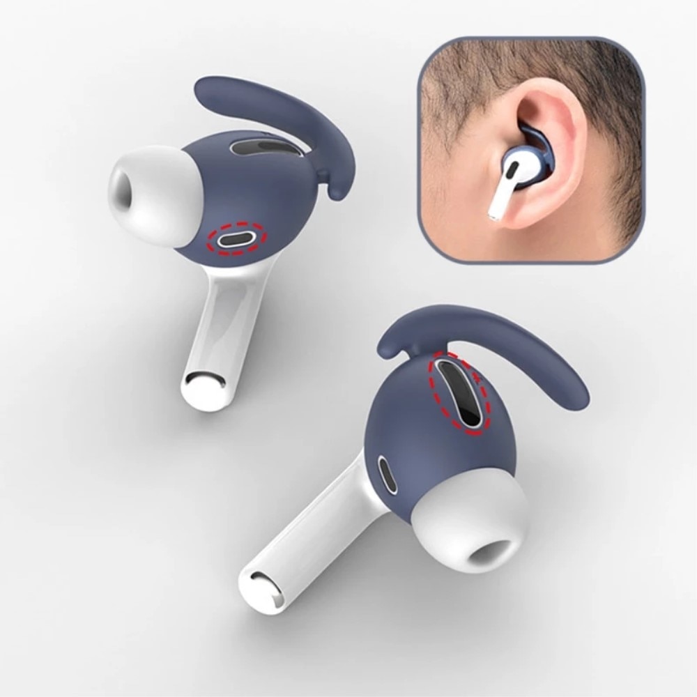Sport Earhooks Silicone Apple AirPods Pro hvit