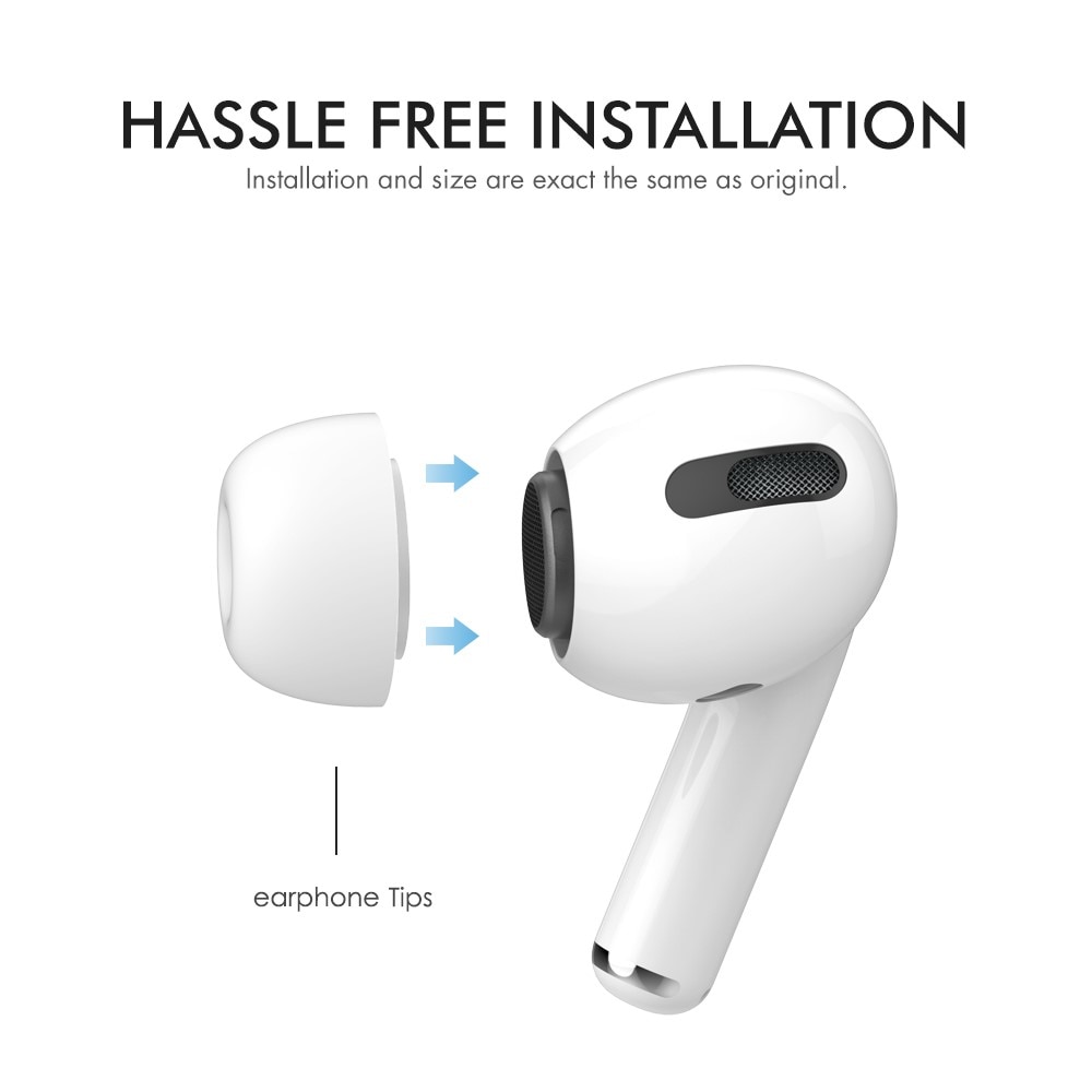 Ear Tips AirPods Pro 2 hvit (Small)