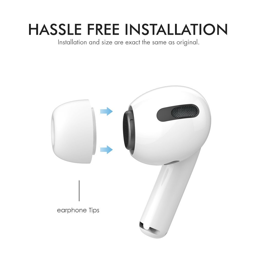 Ear Tips AirPods Pro 2 hvit (Medium)