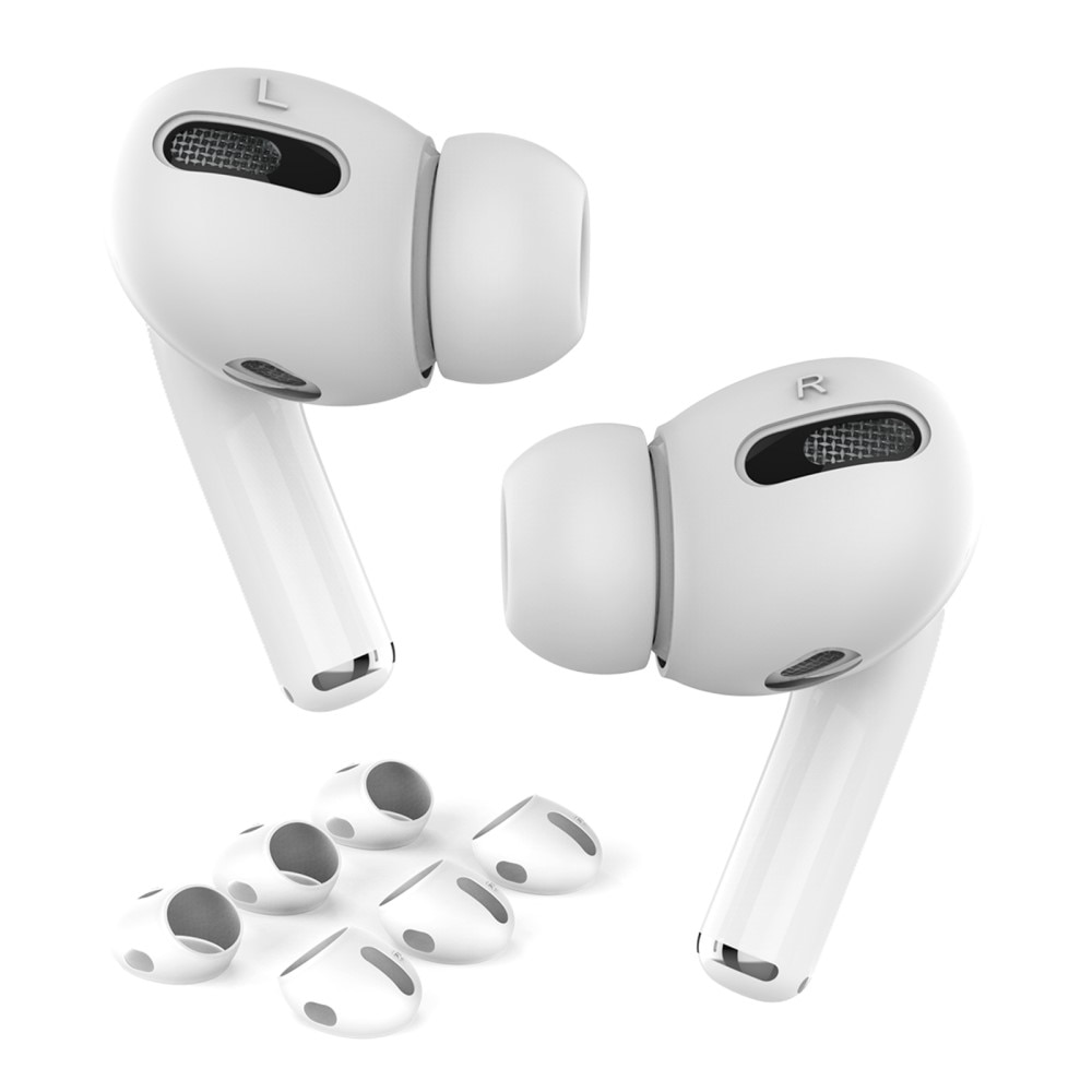 Earpads Silikon (3-pack) Apple AirPods Pro hvit