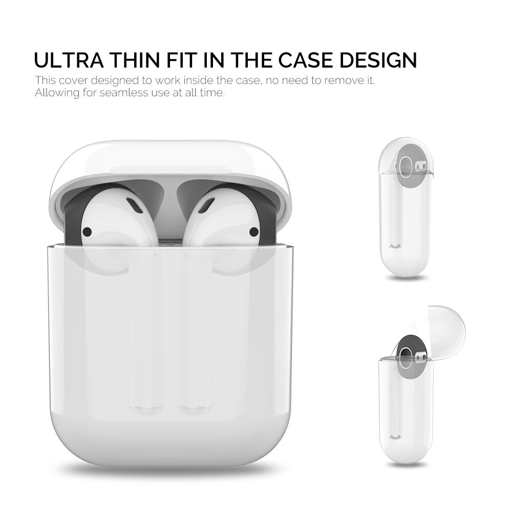 Earpads Silikon (3-pack) Apple AirPods svart