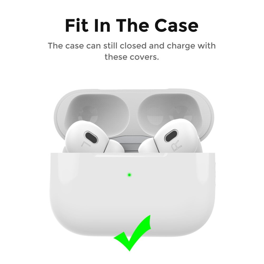 Earpads Silikon (3-pack) Apple AirPods Pro 2 hvit