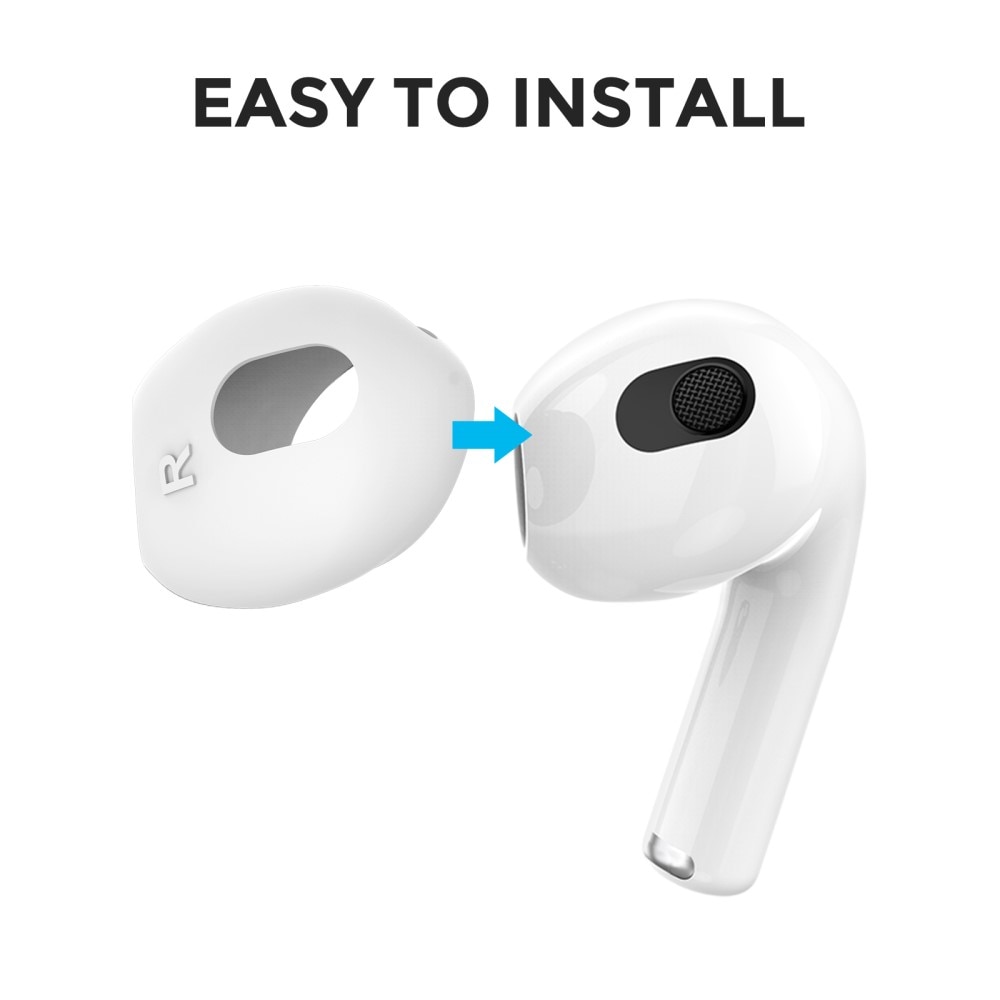 Earpads Silikon Apple AirPods 3 hvit