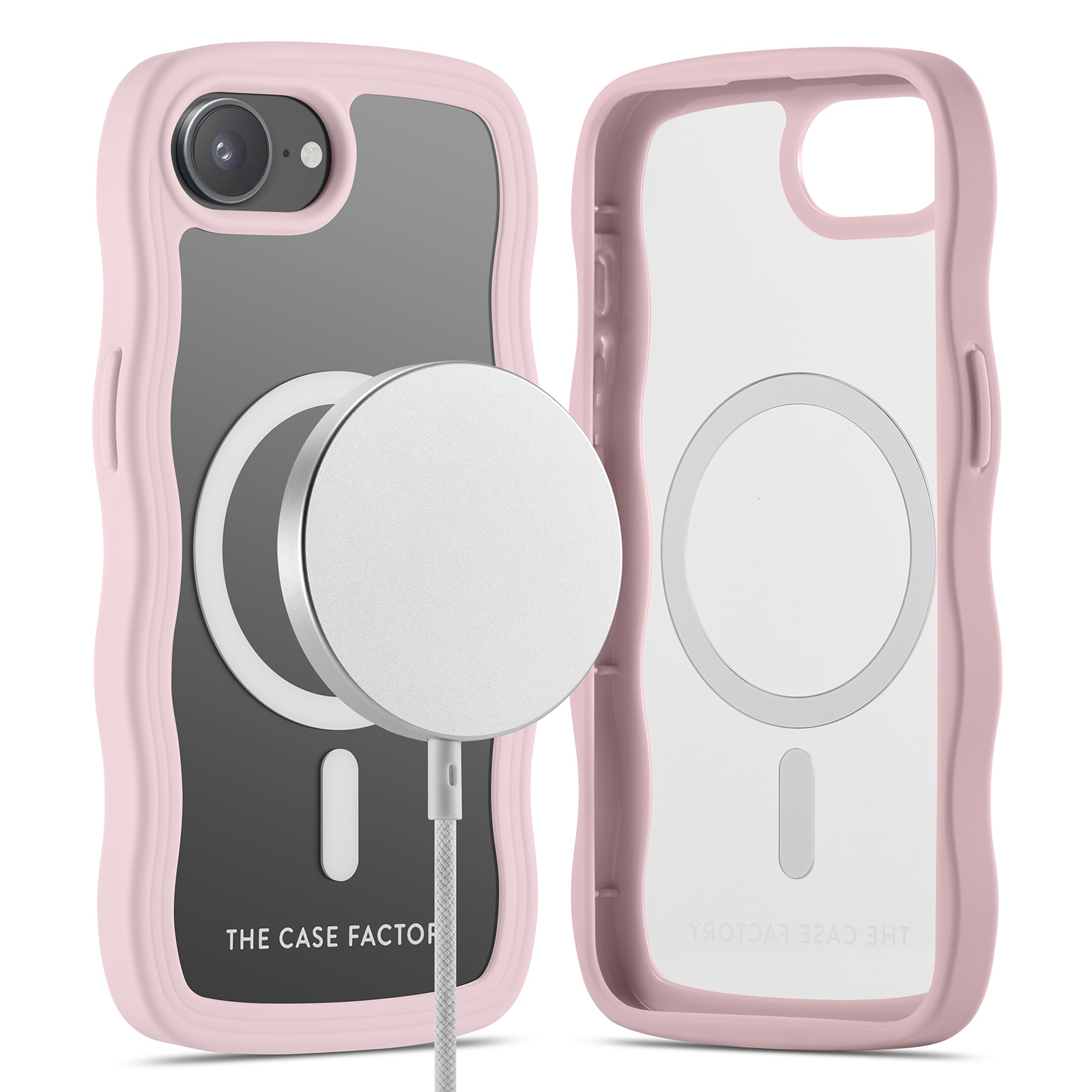 The Wave Mag Case iPhone 16e Rosa